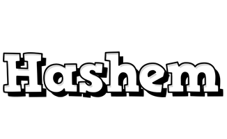 Hashem snowing logo