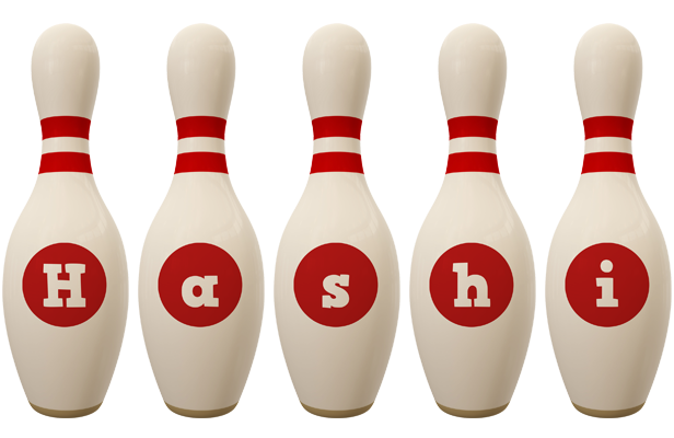 Hashi bowling-pin logo