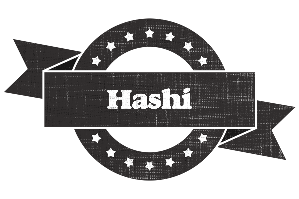 Hashi grunge logo