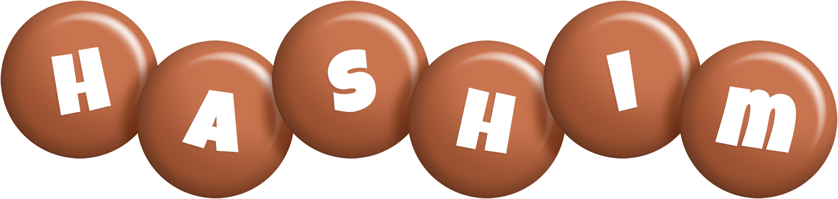 Hashim candy-brown logo