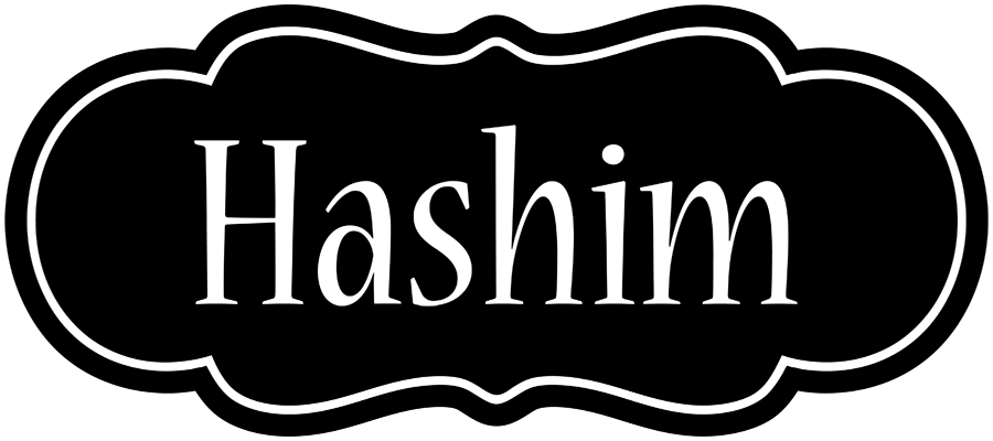 Hashim welcome logo
