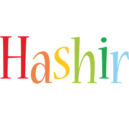 Hashir birthday logo