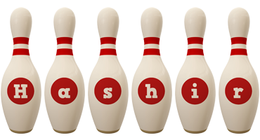 Hashir bowling-pin logo