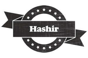 Hashir grunge logo