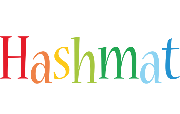Hashmat birthday logo
