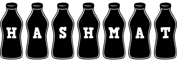 Hashmat bottle logo