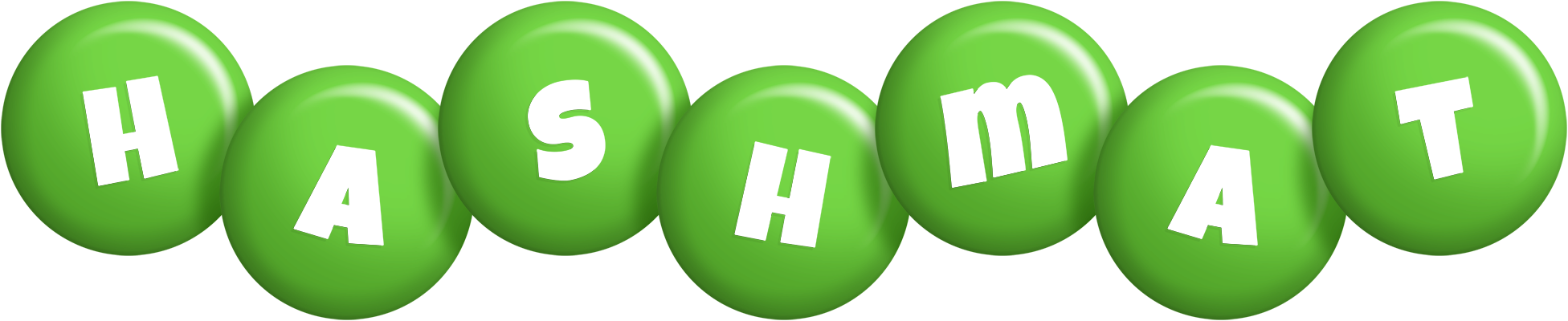 Hashmat candy-green logo