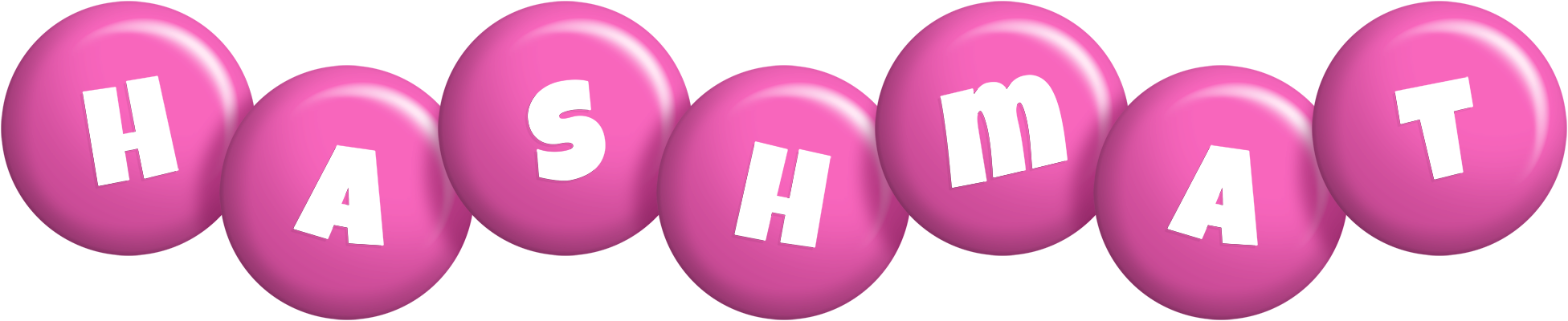 Hashmat candy-pink logo