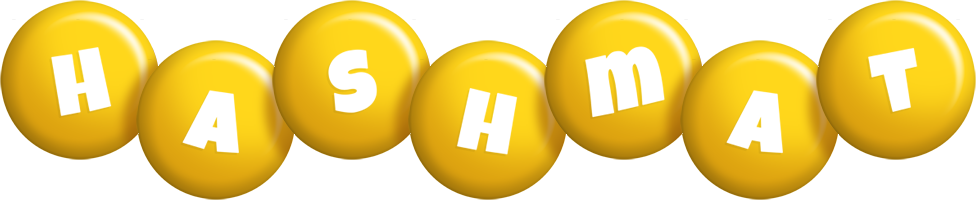 Hashmat candy-yellow logo