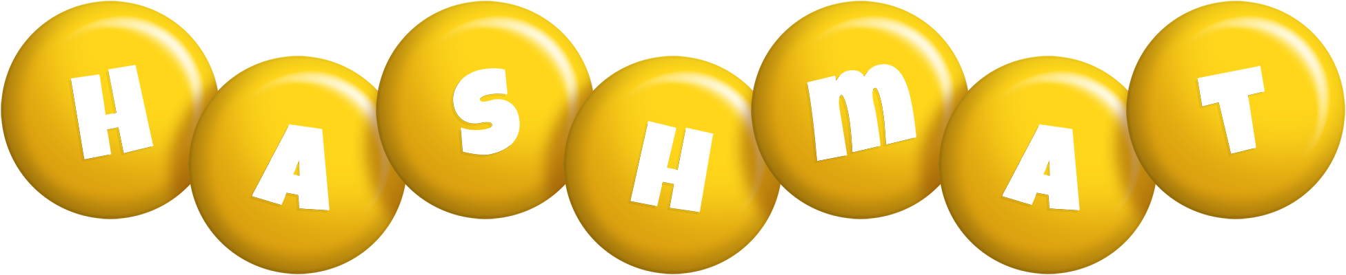 Hashmat candy-yellow logo