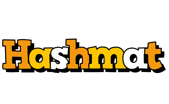 Hashmat cartoon logo