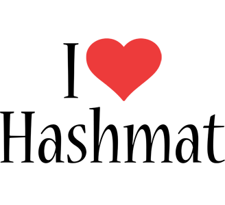 Hashmat i-love logo