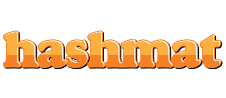 Hashmat orange logo