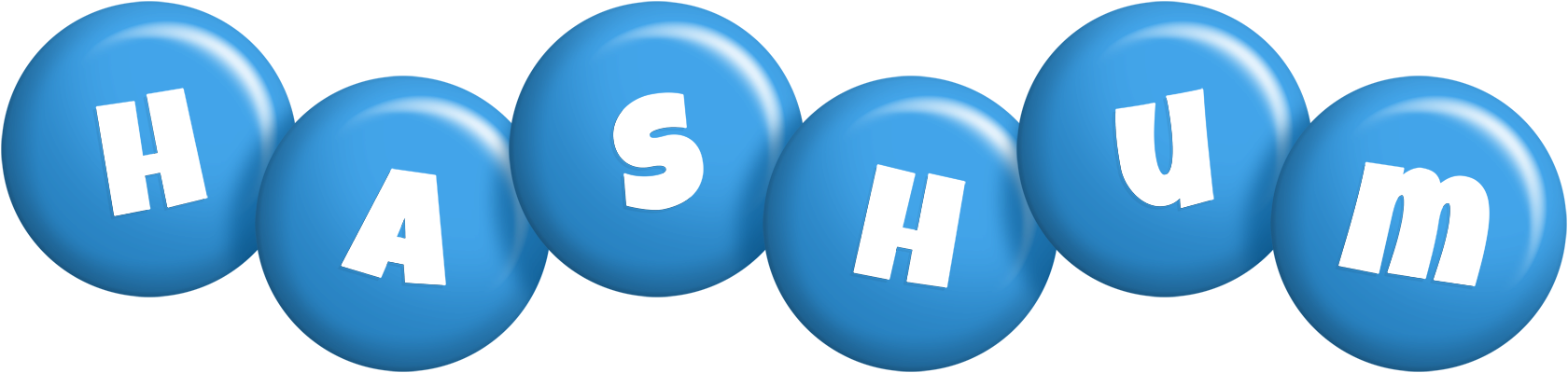 Hashum candy-blue logo
