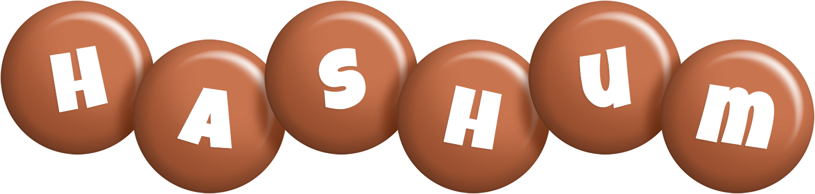 Hashum candy-brown logo