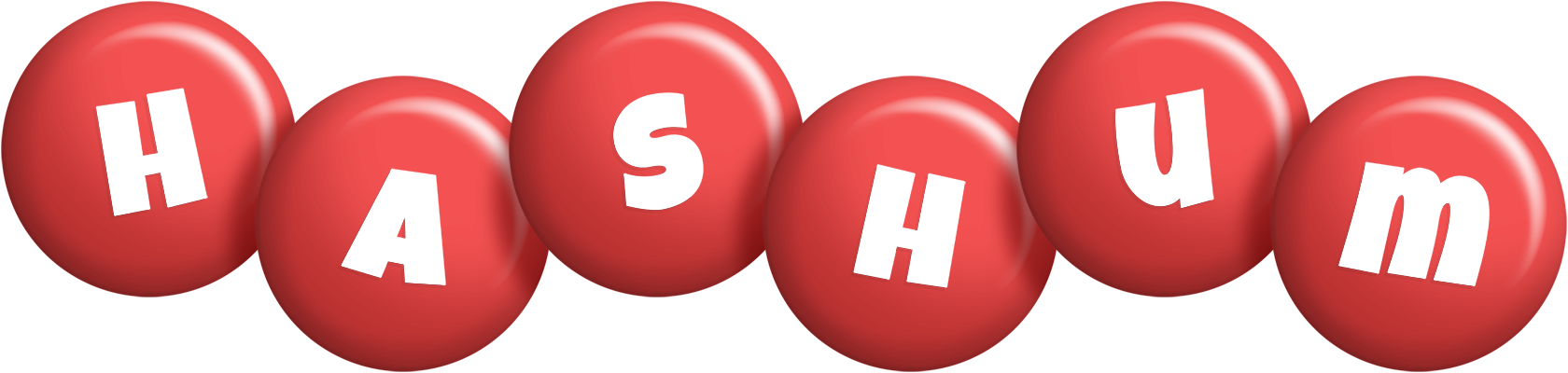 Hashum candy-red logo