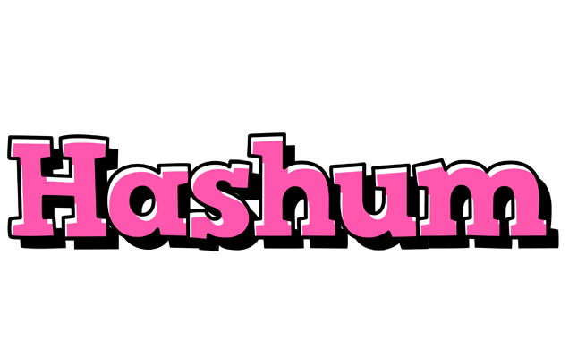 Hashum girlish logo