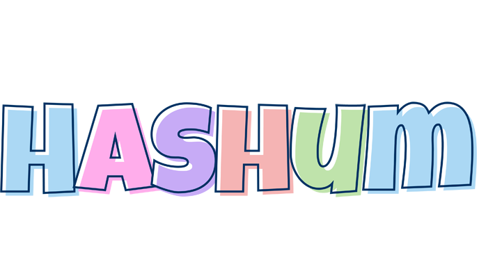 Hashum pastel logo