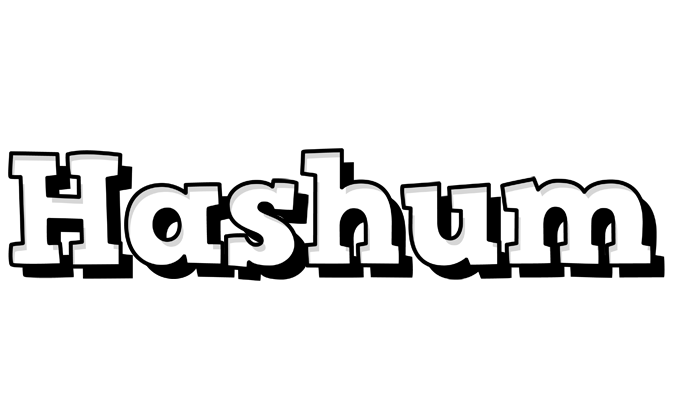 Hashum snowing logo