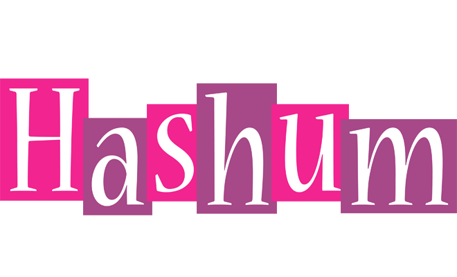 Hashum whine logo