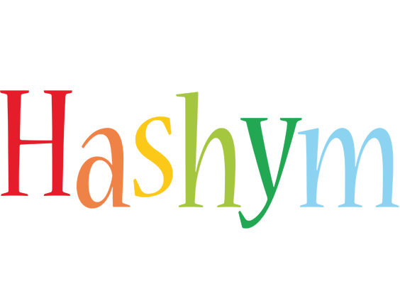 Hashym birthday logo