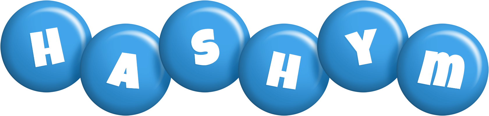 Hashym candy-blue logo