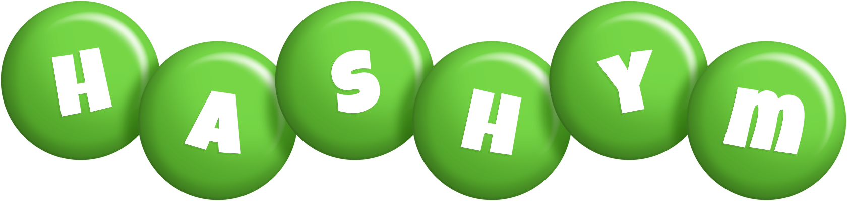 Hashym candy-green logo