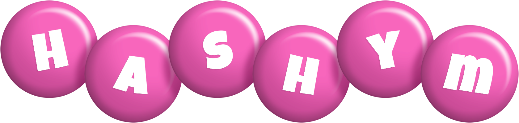Hashym candy-pink logo