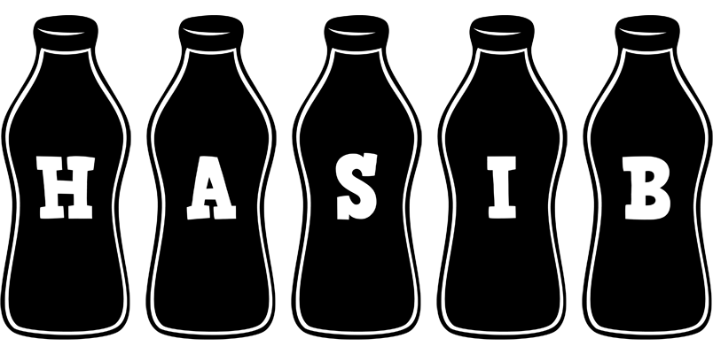 Hasib bottle logo