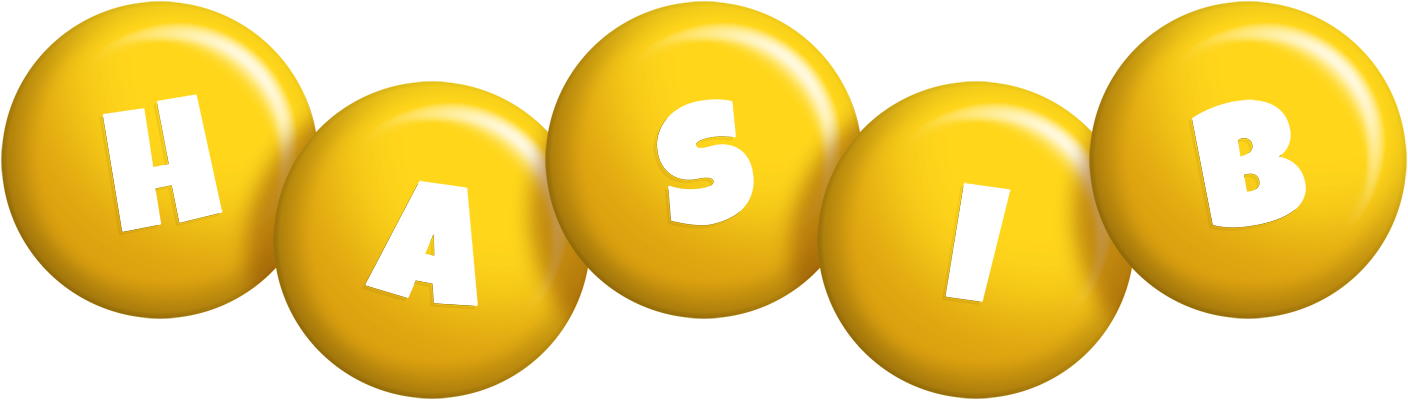 Hasib candy-yellow logo