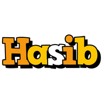 Hasib cartoon logo