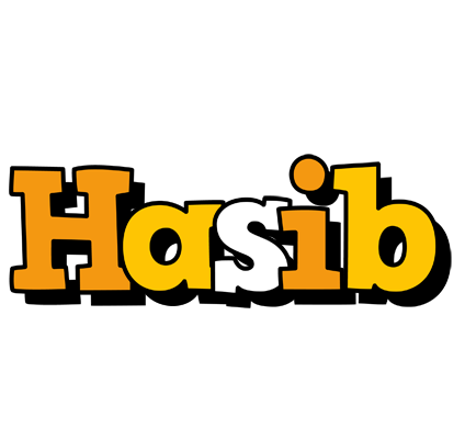 Hasib cartoon logo