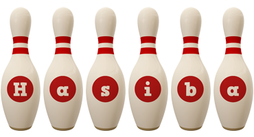 Hasiba bowling-pin logo