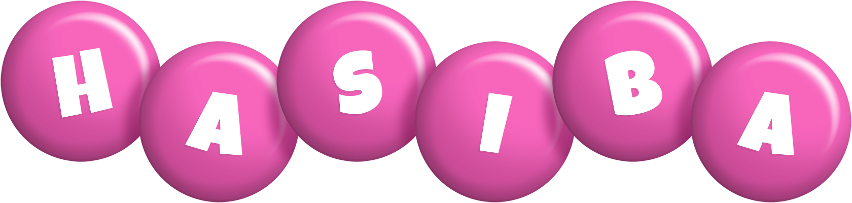 Hasiba candy-pink logo