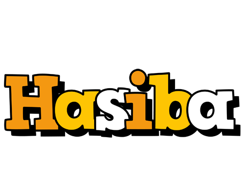 Hasiba cartoon logo