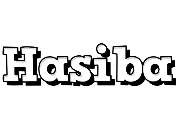 Hasiba snowing logo