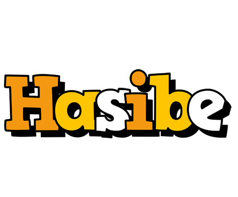 Hasibe cartoon logo