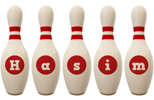 Hasim bowling-pin logo