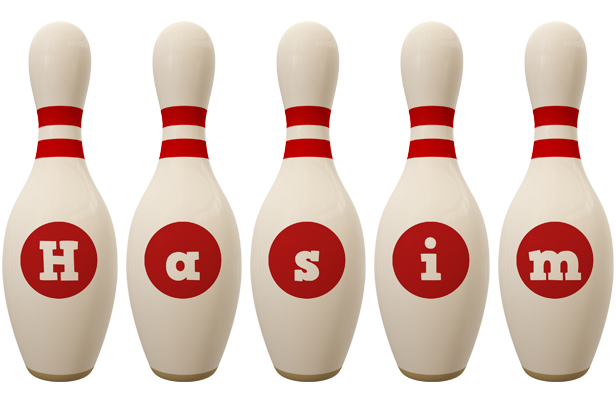 Hasim bowling-pin logo