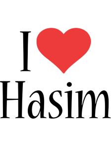 Hasim i-love logo