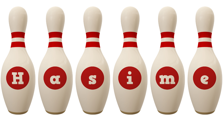 Hasime bowling-pin logo