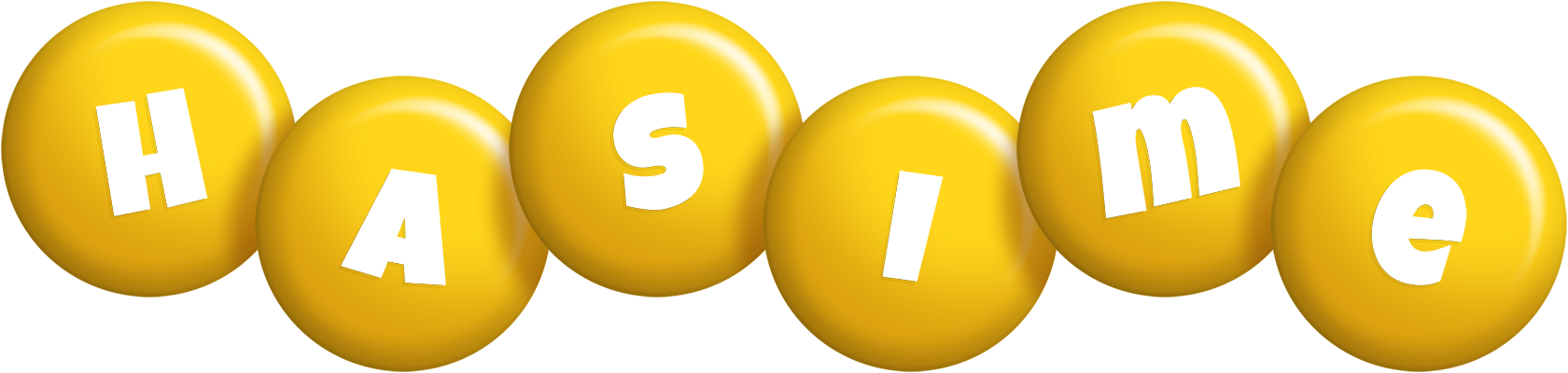 Hasime candy-yellow logo