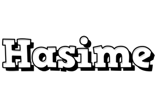 Hasime snowing logo