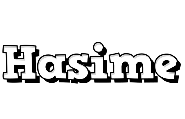 Hasime snowing logo