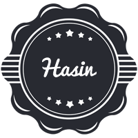 Hasin badge logo