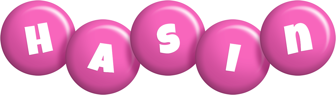 Hasin candy-pink logo