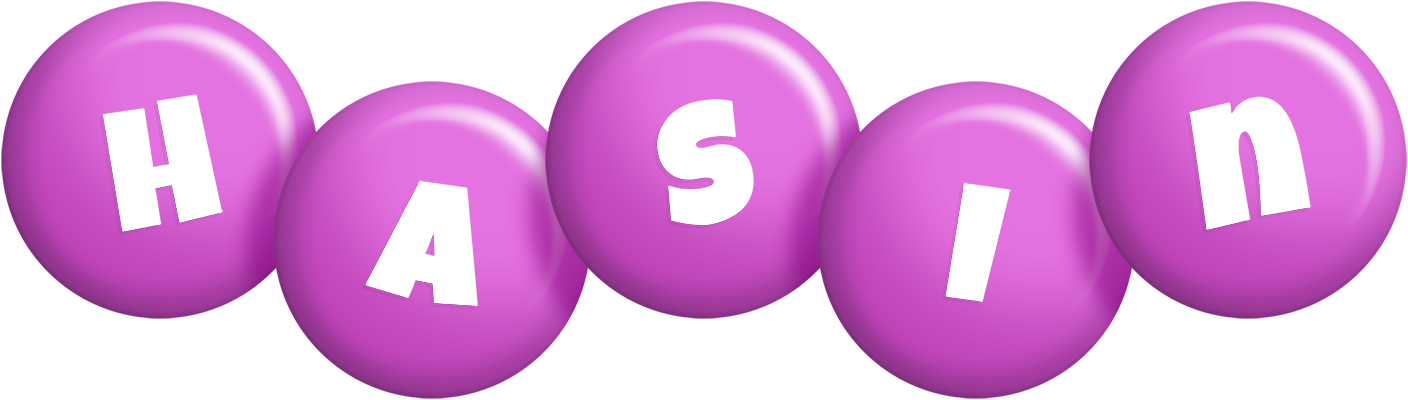 Hasin candy-purple logo