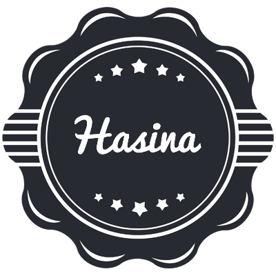 Hasina badge logo