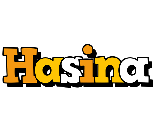 Hasina cartoon logo