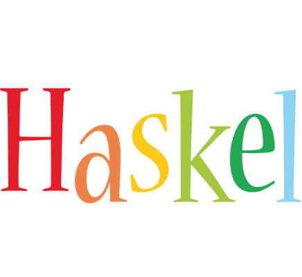 Haskel birthday logo